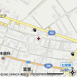 千葉県富里市七栄359-8周辺の地図