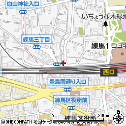 日産レンタカー練馬駅前店周辺の地図