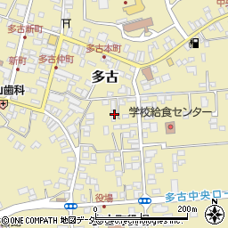 千葉県香取郡多古町多古458-2周辺の地図