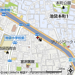 東京都豊島区池袋1丁目16-27周辺の地図