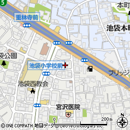 東京都豊島区池袋4丁目28周辺の地図