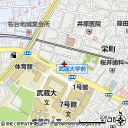 東京都練馬区栄町11周辺の地図