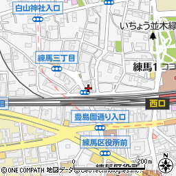 練馬駅西口眼科クリニック周辺の地図