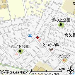 三喜三番館周辺の地図