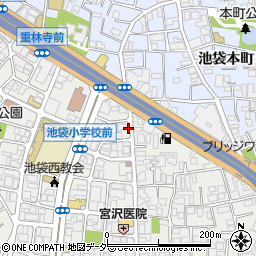 東京都豊島区池袋4丁目28-8周辺の地図