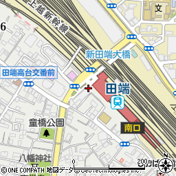 田端駅前公衆トイレ周辺の地図