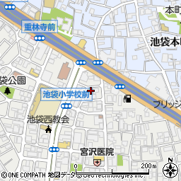 東京都豊島区池袋4丁目28-5周辺の地図
