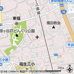 東京都福生市福生2321周辺の地図