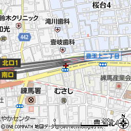 トヨタレンタカー　練馬駅前店周辺の地図