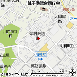 奈村商店周辺の地図
