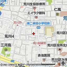 東京都荒川区荒川4丁目26-1周辺の地図