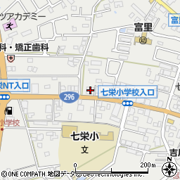 千葉県富里市七栄128-13周辺の地図