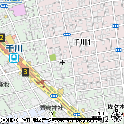 東京都豊島区要町3丁目34-8周辺の地図