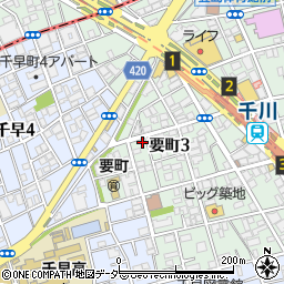 東京都豊島区要町3丁目16-10周辺の地図