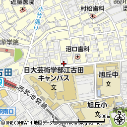 ファミリーマート江古田日芸前店周辺の地図