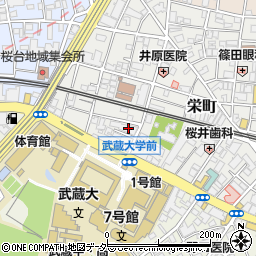 東京都練馬区栄町11-14周辺の地図