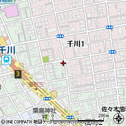 東京都豊島区要町3丁目34-11周辺の地図