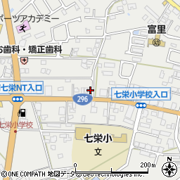 千葉県富里市七栄127-48周辺の地図