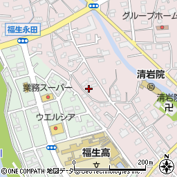 昭和飛行機工業第３福生寮周辺の地図