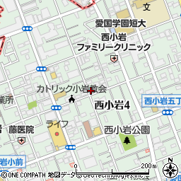 四川家庭料理 珍々周辺の地図