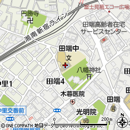 北区立田端中学校周辺の地図