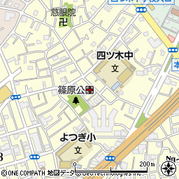 東京都葛飾区四つ木4丁目13-14周辺の地図