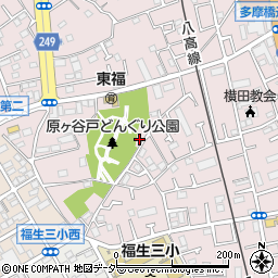 東京都福生市福生201周辺の地図