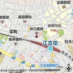 えこだ駅前　山田整形外科周辺の地図