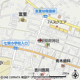千葉県富里市七栄327周辺の地図