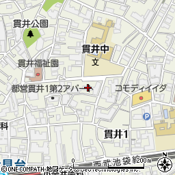 富士見台ファミリーマンション周辺の地図