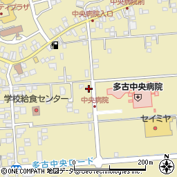 千葉県香取郡多古町多古378周辺の地図