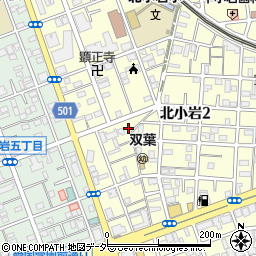 東京都江戸川区北小岩2丁目19周辺の地図