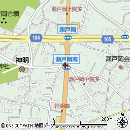 瀬戸岡南周辺の地図
