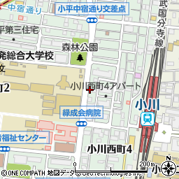 栗田・理容室周辺の地図