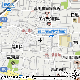 東京都荒川区荒川4丁目26-5周辺の地図