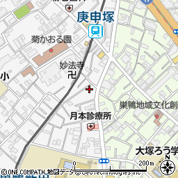 東京都豊島区西巣鴨2丁目5-18周辺の地図
