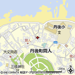 丹後郵便局周辺の地図