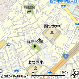 東京都葛飾区四つ木4丁目13-13周辺の地図