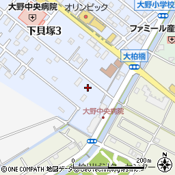千葉県市川市下貝塚3丁目32周辺の地図