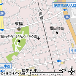 東京都福生市福生2321-20周辺の地図
