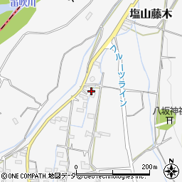 山梨県甲州市塩山藤木2231周辺の地図