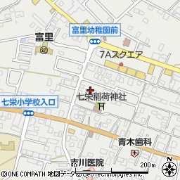 千葉県富里市七栄327-2周辺の地図