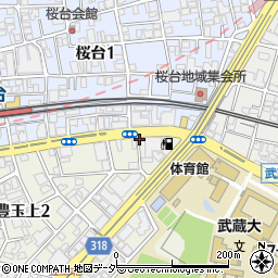 有限会社ペトロベスト桜台Ｓ・Ｓ周辺の地図