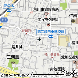 東京都荒川区荒川4丁目26-7周辺の地図