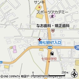 千葉県富里市七栄127-30周辺の地図