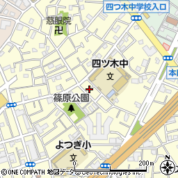 東京都葛飾区四つ木4丁目21-5周辺の地図