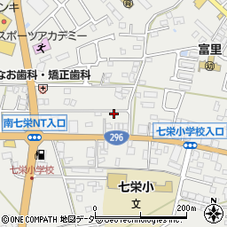 千葉県富里市七栄127-54周辺の地図