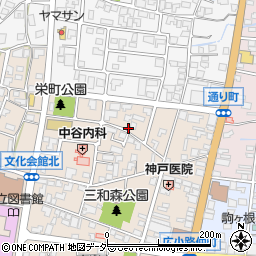 長野県駒ヶ根市上穂栄町周辺の地図