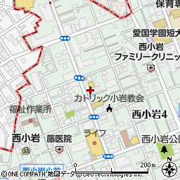 東京都江戸川区西小岩4丁目4-5周辺の地図