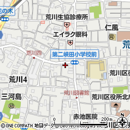 東京都荒川区荒川4丁目26-9周辺の地図